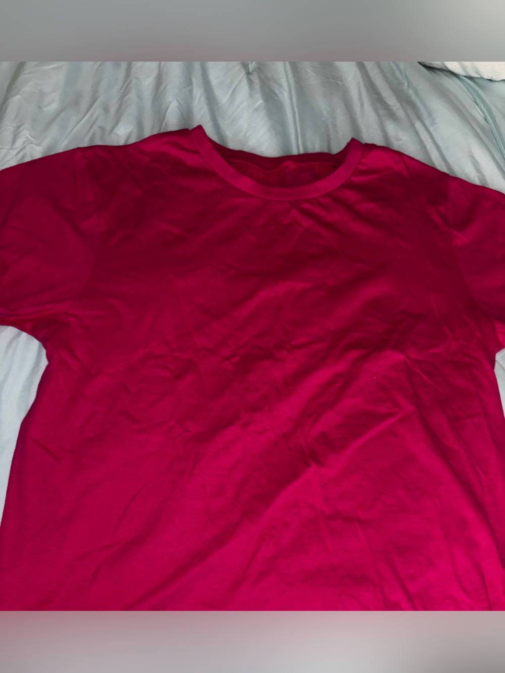 On Fire Hot Pink Cotton Tee